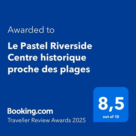 דירה Le Pastel Riverside Centre Historique Proche Des Plages אגדה